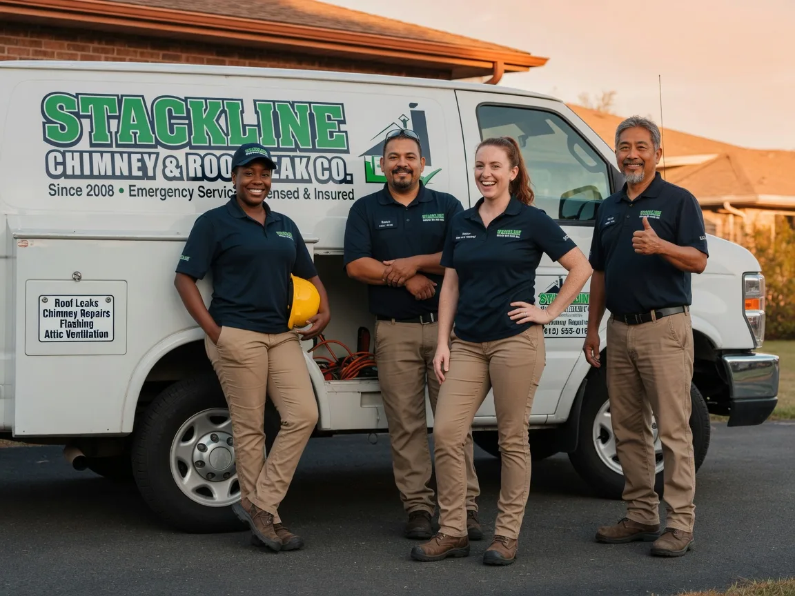 Chimney flashing repair company in Garden City, AL